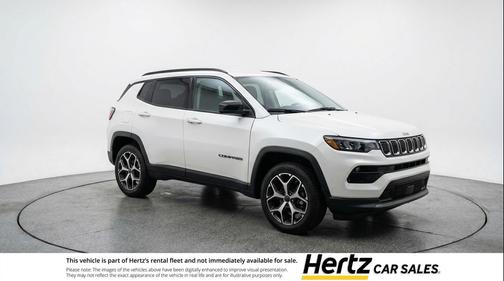 Bright White Clearcoat 2025 Jeep Compass Limited