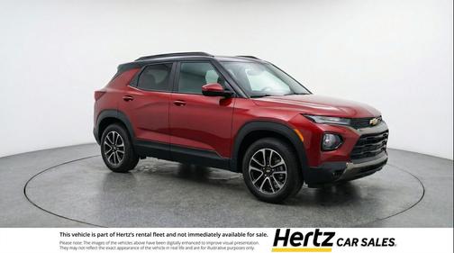 Crimson Metallic 2025 Chevrolet Trailblazer LT