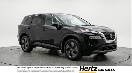 Super Black 2025 Nissan Rogue SV