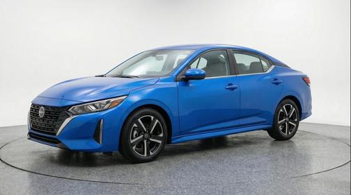 Electric Blue Metallic 2025 Nissan Sentra SV