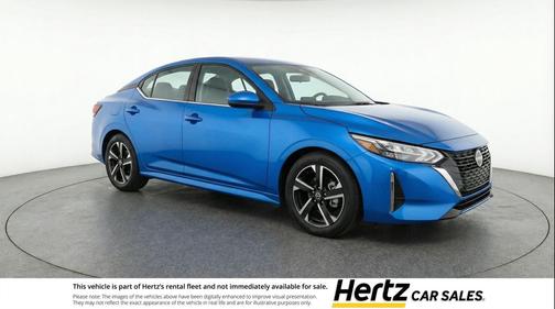 Electric Blue Metallic 2025 Nissan Sentra SV