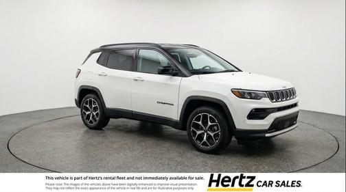 Bright White Clearcoat 2025 Jeep Compass Limited