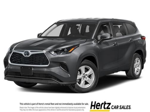 Magnetic Gray Metallic 2025 Toyota Highlander LE