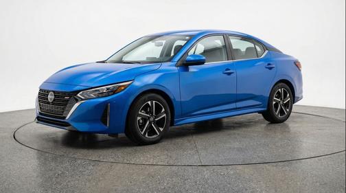 Electric Blue Metallic 2025 Nissan Sentra SV