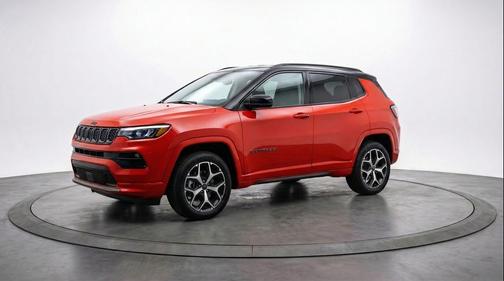 Red Hot Pearlcoat 2025 Jeep Compass Limited