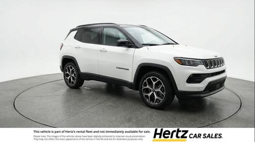 Bright White Clearcoat 2025 Jeep Compass Limited