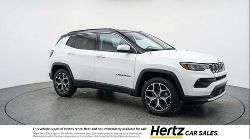 Bright White Clearcoat 2025 Jeep Compass Limited