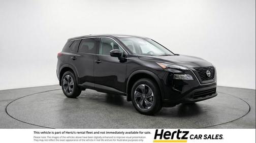 Super Black 2025 Nissan Rogue SV