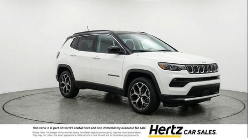 Bright White Clearcoat 2025 Jeep Compass Limited