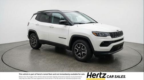 Bright White Clearcoat 2025 Jeep Compass Trailhawk