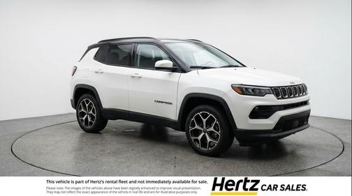 Bright White Clearcoat 2025 Jeep Compass Limited
