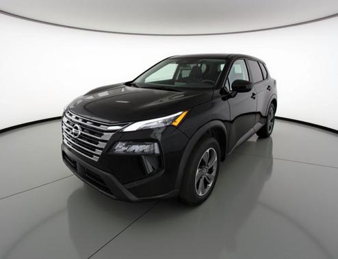 Super Black 2025 Nissan Rogue SV