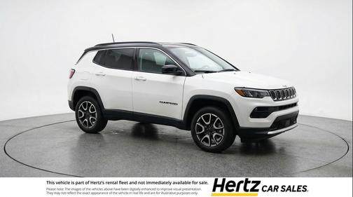 Bright White Clearcoat 2025 Jeep Compass Trailhawk