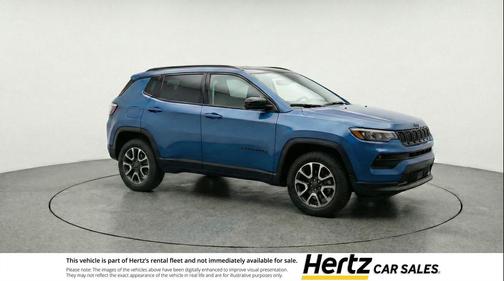 Hydro Blue Pearlcoat 2025 Jeep Compass Trailhawk