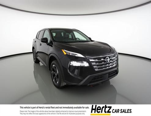 Super Black 2025 Nissan Rogue SV