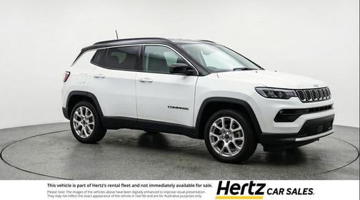 Bright White Clearcoat 2025 Jeep Compass Limited