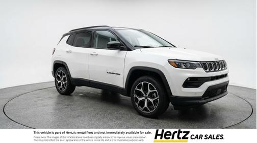 Bright White Clearcoat 2025 Jeep Compass Limited
