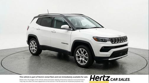 Bright White Clearcoat 2025 Jeep Compass Limited
