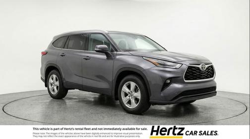 Magnetic Gray Metallic 2025 Toyota Highlander LE