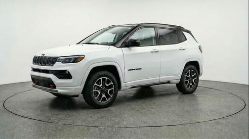 Bright White Clearcoat 2025 Jeep Compass Trailhawk