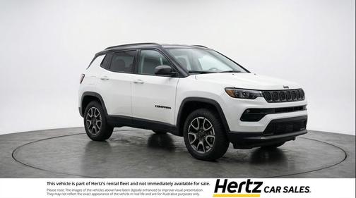 Bright White Clearcoat 2025 Jeep Compass Trailhawk