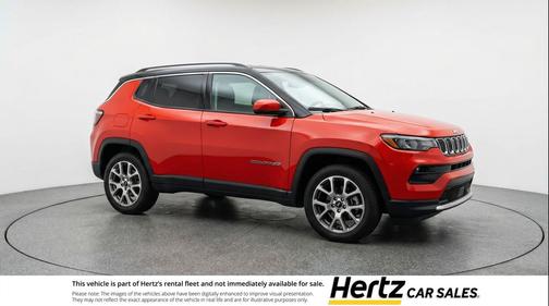 Red Hot Pearlcoat 2025 Jeep Compass Limited