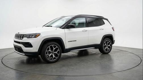 Bright White Clearcoat 2025 Jeep Compass Limited