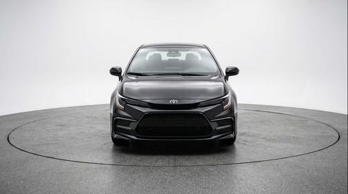 Midnight Black Metallic 2025 Toyota Corolla LE
