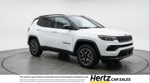 Bright White Clearcoat 2025 Jeep Compass Trailhawk