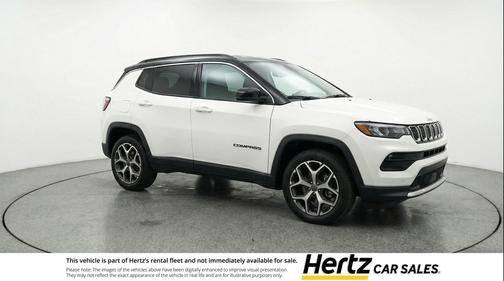Bright White Clearcoat 2025 Jeep Compass Limited