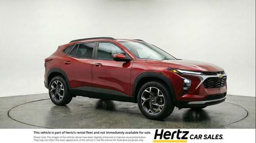Crimson Metallic 2025 Chevrolet Trax LT