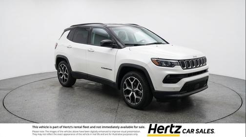 Bright White Clearcoat 2025 Jeep Compass Limited