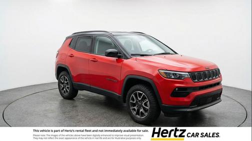 Red Hot Pearlcoat 2025 Jeep Compass Trailhawk