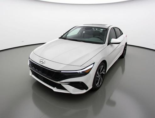 Serenity White 2025 Hyundai ELANTRA SEL