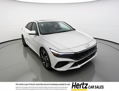Serenity White 2025 Hyundai ELANTRA SEL