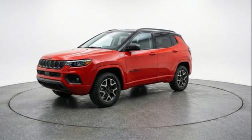 Red Hot Pearlcoat 2025 Jeep Compass Trailhawk