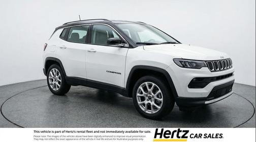 Bright White Clearcoat 2025 Jeep Compass Limited