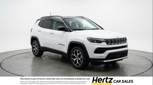Bright White Clearcoat 2025 Jeep Compass Limited