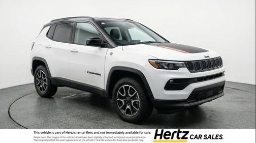 Bright White Clearcoat 2025 Jeep Compass Trailhawk