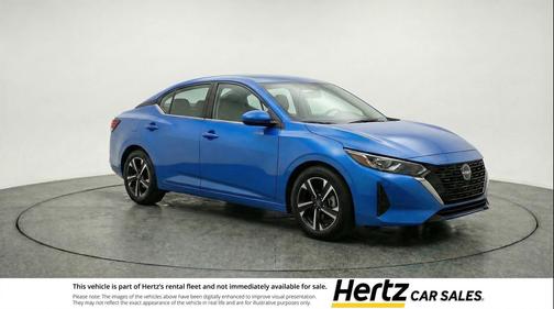 Electric Blue Metallic 2025 Nissan Sentra SV