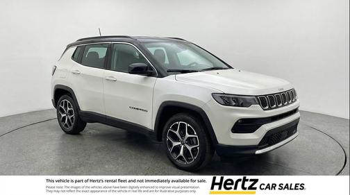 Bright White Clearcoat 2025 Jeep Compass Limited