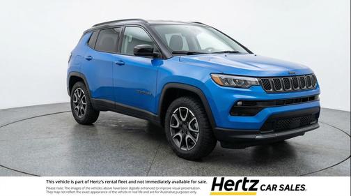 Hydro Blue Pearlcoat 2025 Jeep Compass Trailhawk