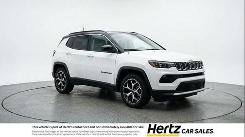 Bright White Clearcoat 2025 Jeep Compass Limited