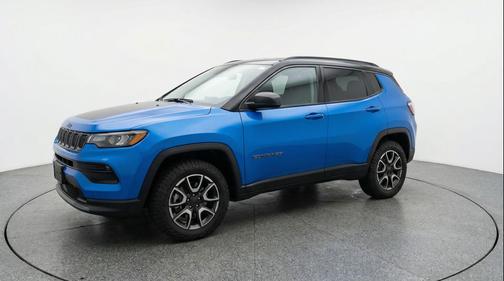Hydro Blue Pearlcoat 2025 Jeep Compass Trailhawk