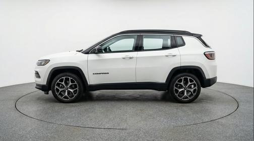 Bright White Clearcoat 2025 Jeep Compass Limited