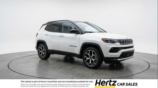Bright White Clearcoat 2025 Jeep Compass Limited