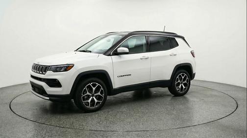 Bright White Clearcoat 2025 Jeep Compass Limited