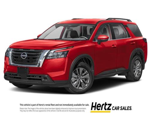 Scarlet Ember Tintcoat 2025 Nissan Pathfinder SV FWD