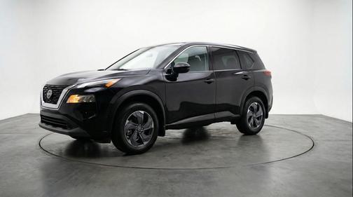 Super Black 2025 Nissan Rogue SV