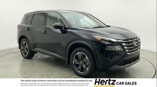 Super Black 2025 Nissan Rogue SV